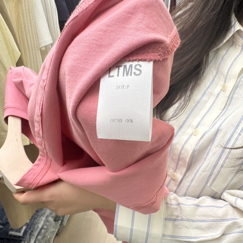 LTMS東大門直郵女士新品時尚25春夏推薦人氣熱賣職業休閑T恤LTMST恤