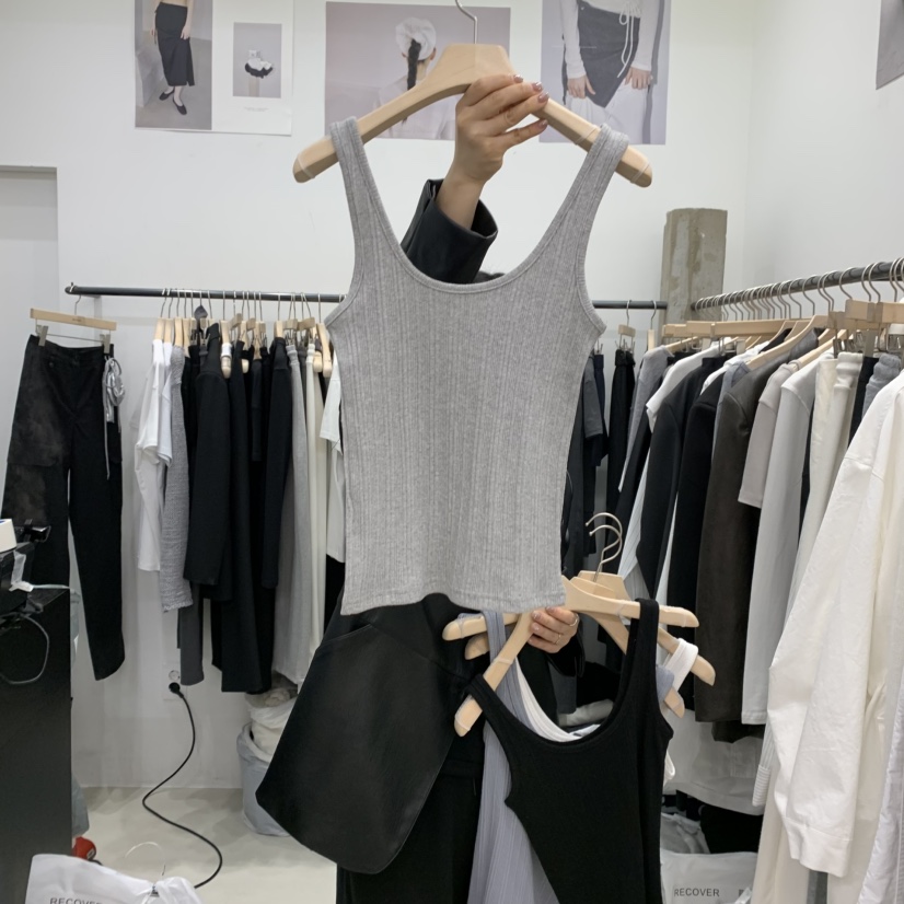 RECOVER-OT東大門直郵女裝新品真品推薦職業熱賣休閑吊帶背心RECOVER/MOMENT吊帶/背心