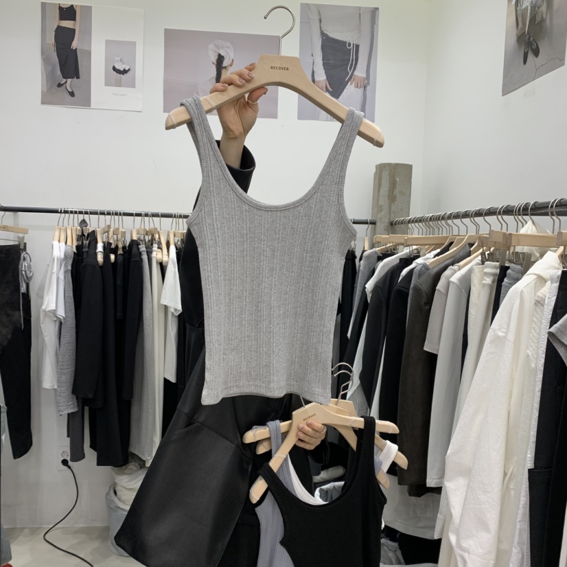 RECOVER-OT東大門直郵女裝新品真品推薦職業熱賣休閑吊帶背心RECOVER/MOMENT吊帶/背心