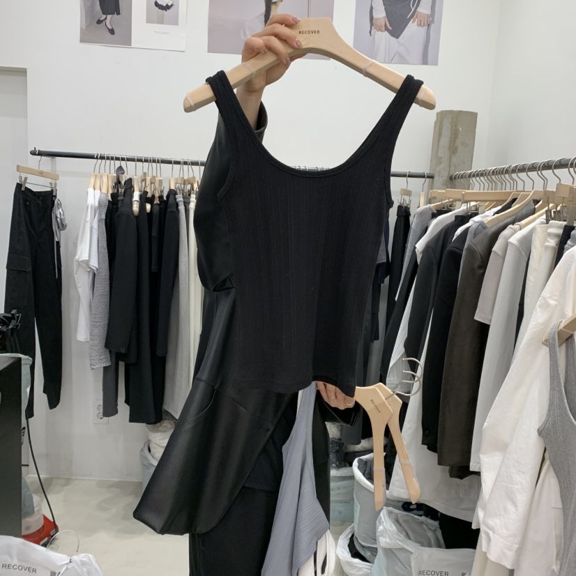 RECOVER-OT東大門直郵女裝新品真品推薦職業熱賣休閑吊帶背心RECOVER/MOMENT吊帶/背心圖色2