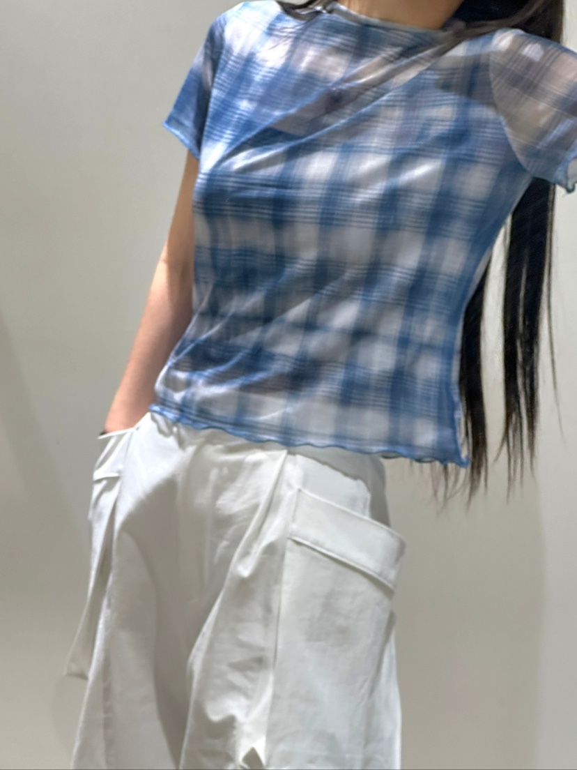 BETHEL東大門直郵女士新款真品推薦休閑25春夏時尚職業T恤透視BETHELT恤圖色2