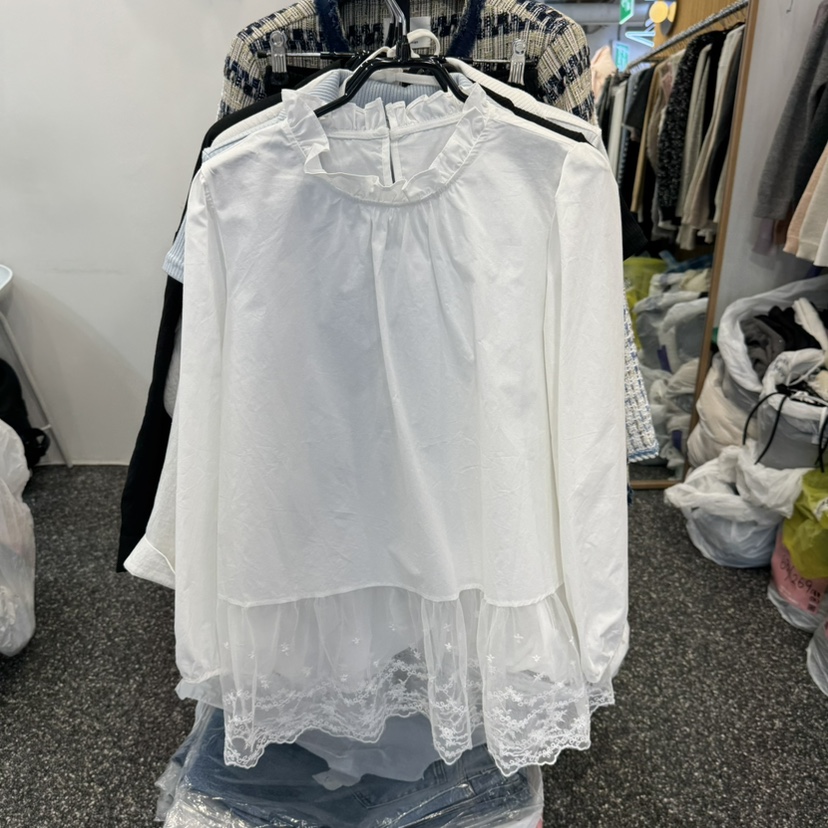BELOVED東大門代購女士新款時尚職業25春夏熱賣人氣襯衫蕾絲衫BELOVED襯衫/蕾絲衫