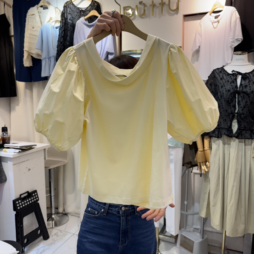 BUTTU東大門代購女裝新品25春夏真品人氣推薦職業襯衫蕾絲衫10 O CLOCK/Buttu襯衫/蕾絲衫圖色3