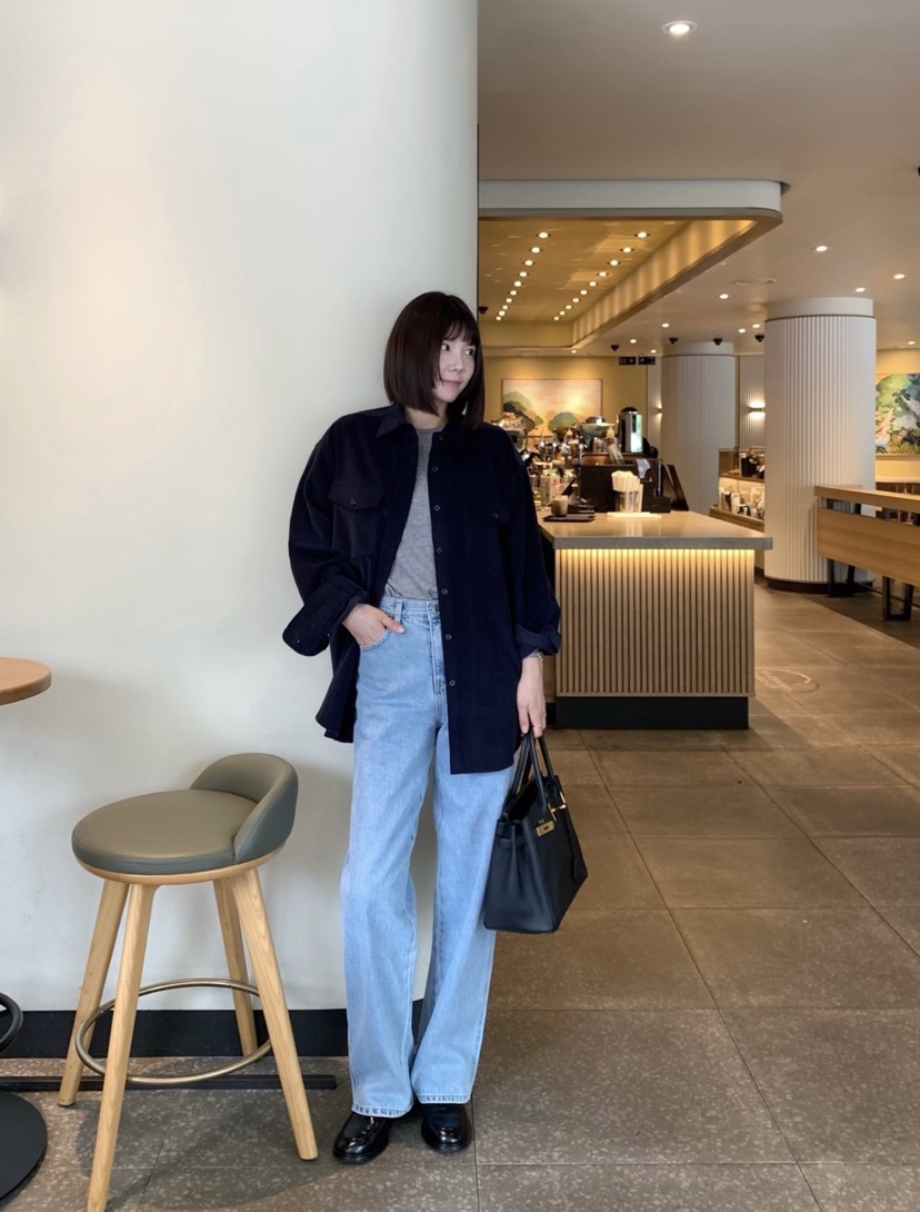 COURGETTE韓國㊣直郵東大門代購女裝新品推薦25春夏熱賣牛仔褲COURGETTE牛仔褲