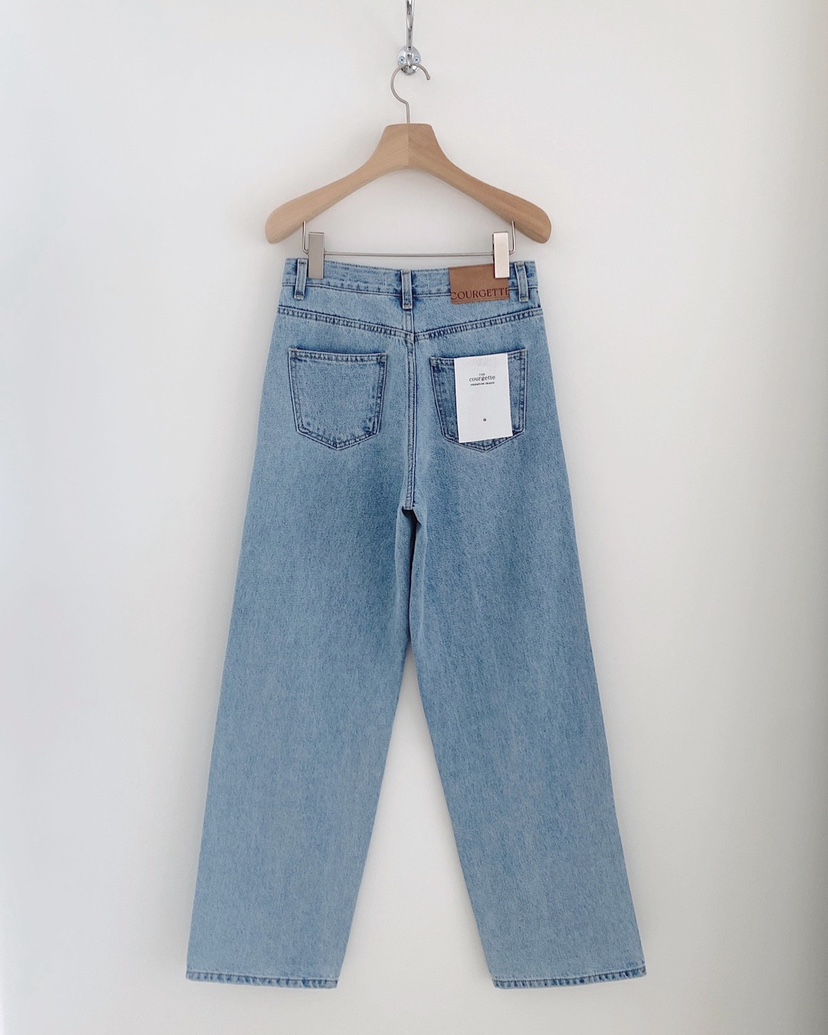 COURGETTE韓國㊣直郵東大門代購女裝新品推薦25春夏熱賣牛仔褲COURGETTE牛仔褲