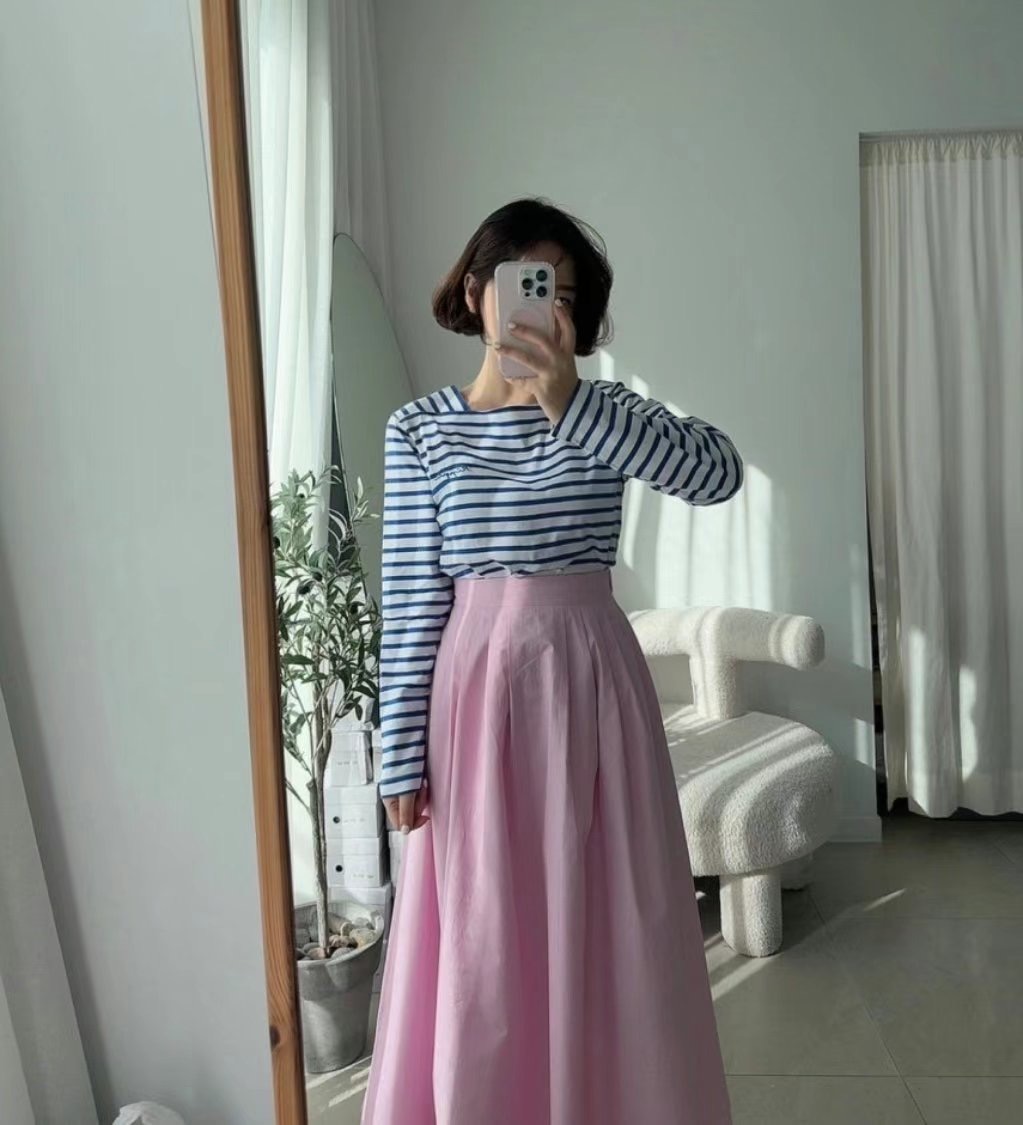 RIPPLE韓國直郵㊣東大門實拍女裝新款職業時尚熱賣推薦長袖T恤RIPPLE長袖T恤