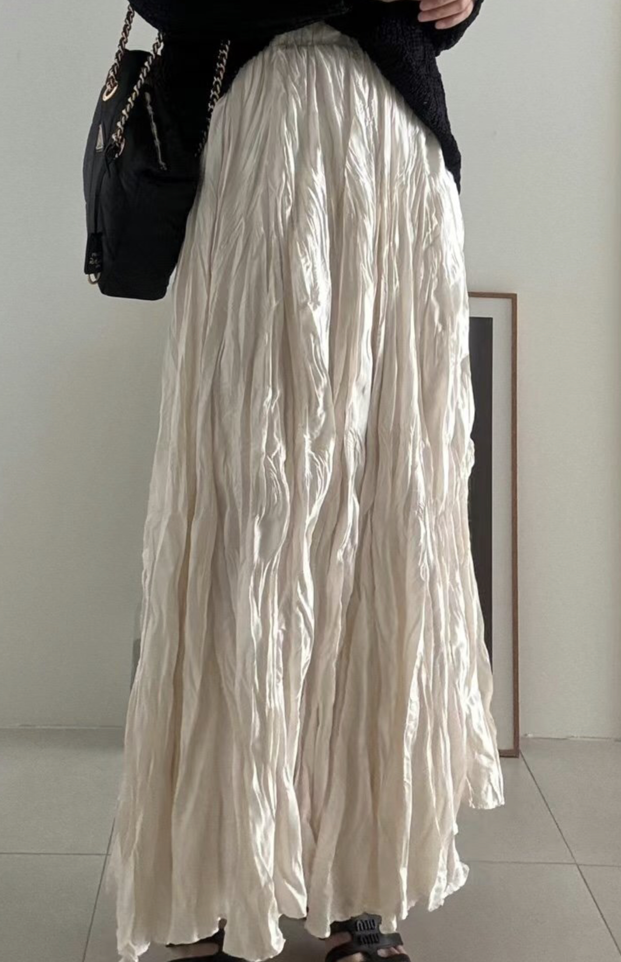 RIPPLE東大門實拍女裝新品時尚25春夏真品熱賣休閑職業長裙RIPPLE長裙