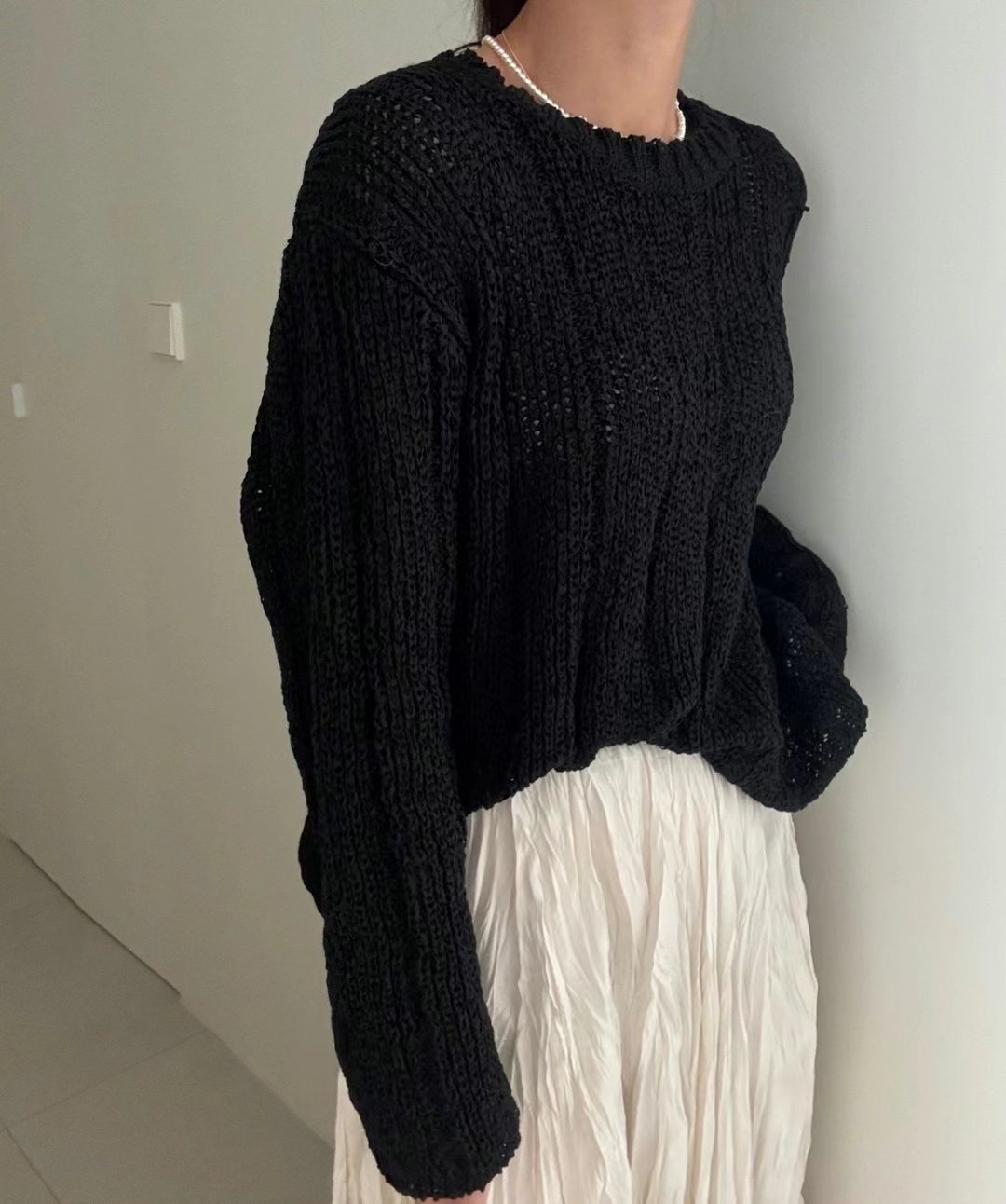 RIPPLE東大門實拍女裝新款25春夏職業真品時尚熱賣人氣針織衫RIPPLE針織衫