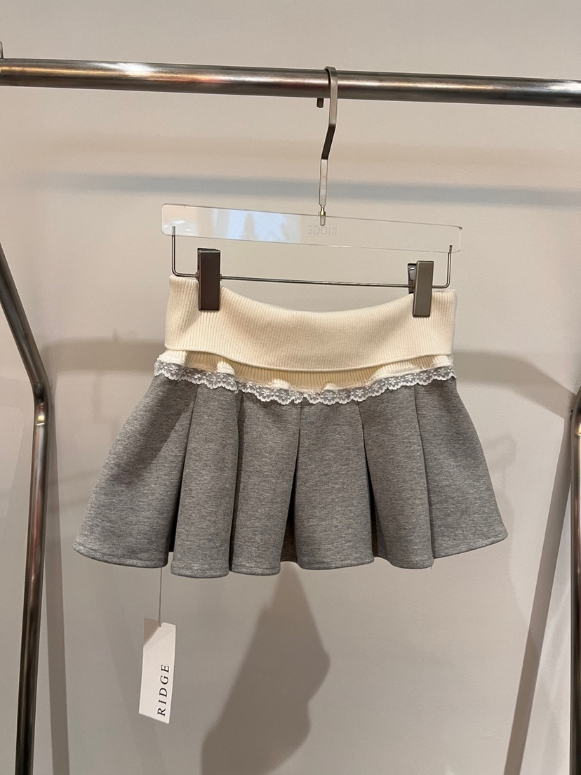 RIDGE-P韓國代購女士新品25春夏人氣職業推薦休閑時尚短裙RIDGE-P短裙