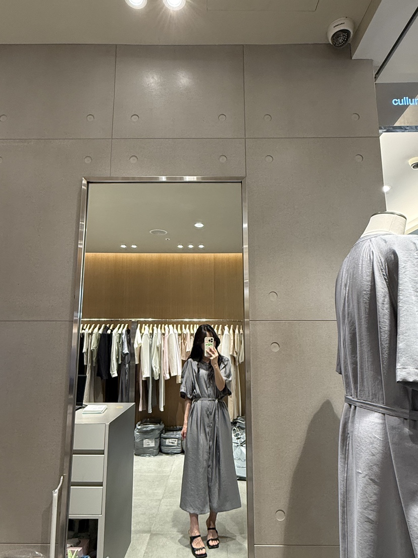 CULLUM東大門直郵女士新款熱賣推薦人氣真品時尚連衣裙含腰繩CULLUM連衣裙