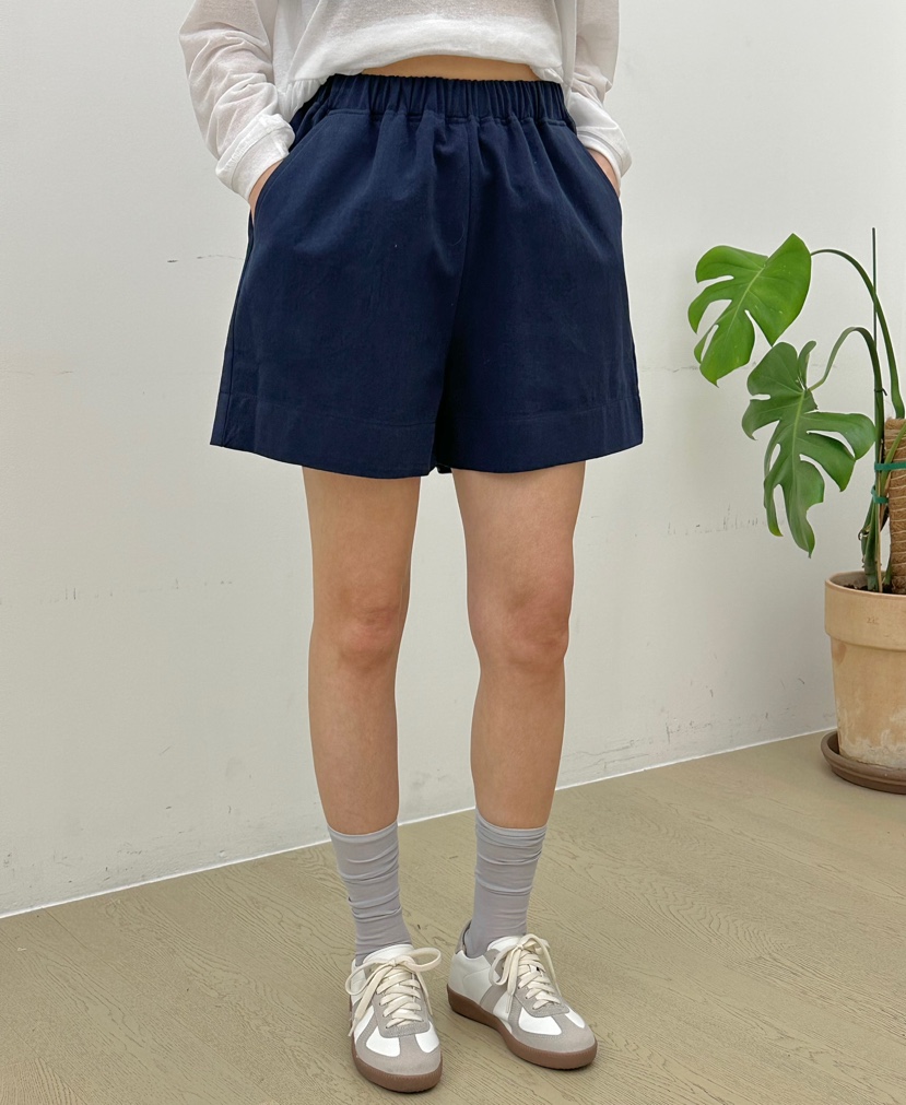 BUT直郵韓國代購㊣女裝新款職業人氣25春夏熱賣休閑短褲口袋button短褲