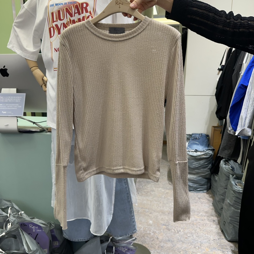 REIZ韓國直郵㊣女裝新款熱賣時尚職業休閑25春夏推薦針織衫REIZ針織衫圖色2