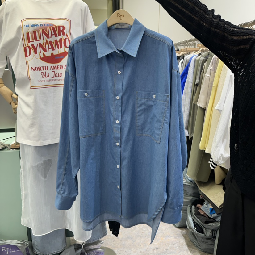 REIZ韓國㊣直郵東大門代購女裝新品熱賣25春夏人氣襯衫蕾絲衫REIZ襯衫/蕾絲衫圖色2