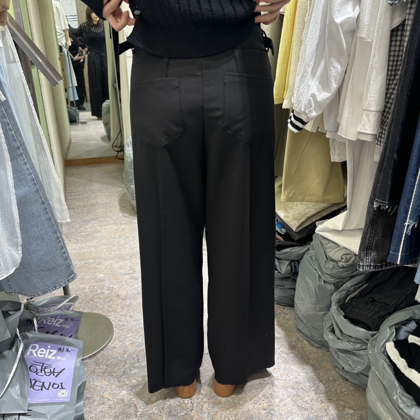 REIZ韓國直郵㊣東大門實拍女裝新款25春夏人氣職業休閑休閑褲REIZ休閑褲