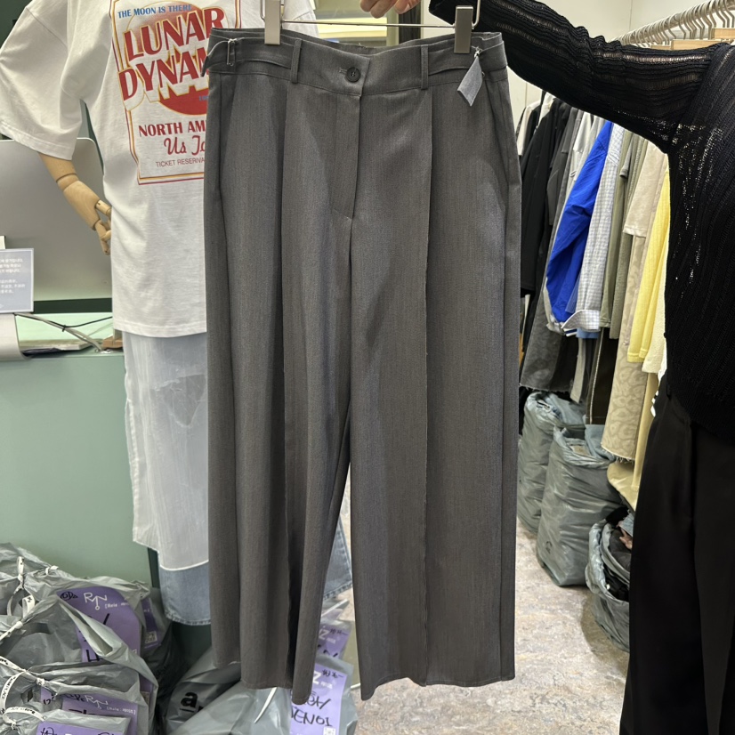 REIZ韓國直郵㊣東大門實拍女裝新款25春夏人氣職業休閑休閑褲REIZ休閑褲