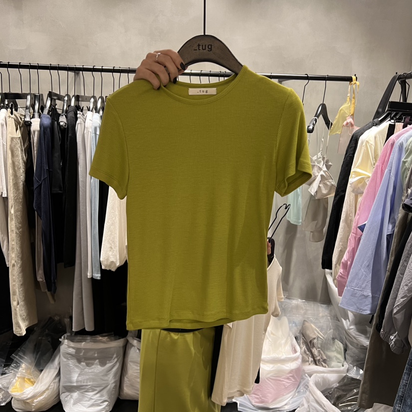 TUG韓國㊣直郵東大門代購女裝新品時尚休閑人氣推薦25春夏T恤TUGT恤圖色1