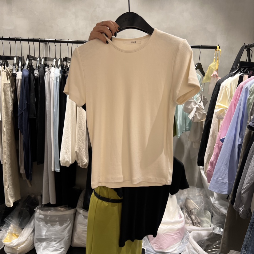 TUG韓國㊣直郵東大門代購女裝新品時尚休閑人氣推薦25春夏T恤TUGT恤圖色3