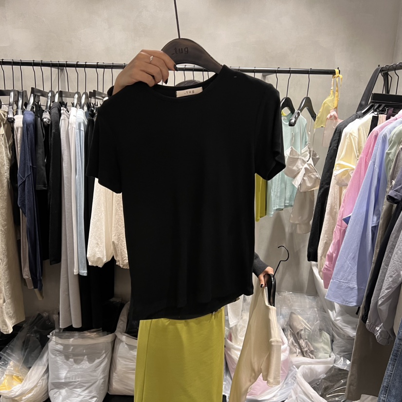 TUG韓國㊣直郵東大門代購女裝新品時尚休閑人氣推薦25春夏T恤TUGT恤圖色4