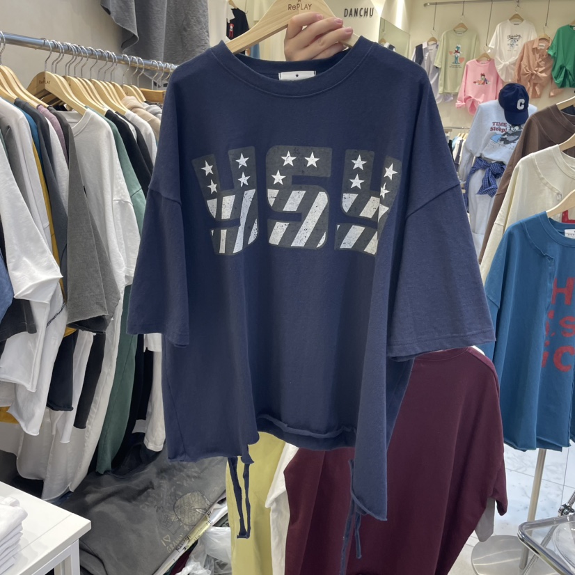 REPLAY韓國㊣直郵東大門代購女裝新款職業熱賣25春夏推薦T恤REPLAYT恤圖色4