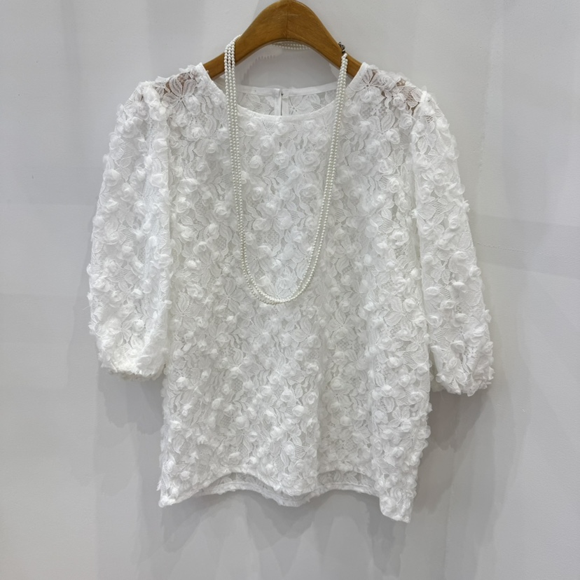 HAPPYBERRY韓國直郵㊣女裝新品25春夏休閑熱賣推薦襯衫蕾絲衫HAPPYBERRY襯衫/蕾絲衫