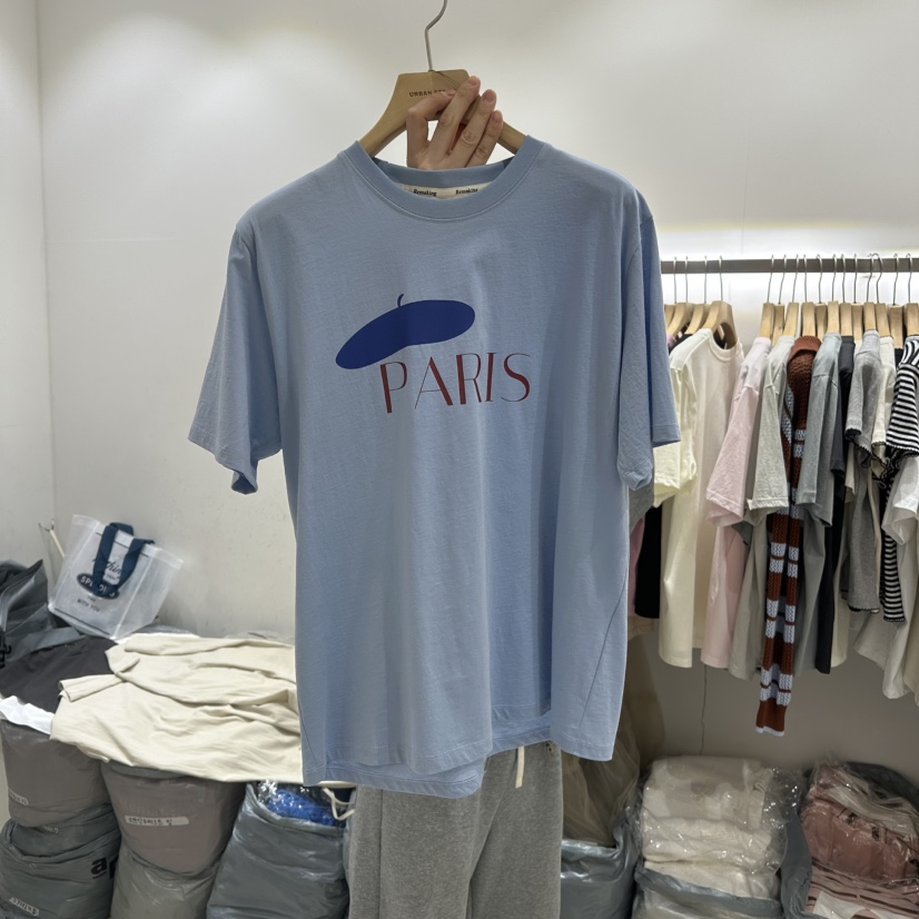 URBANSTORY/REMAKING直郵韓國代購㊣女裝新品25春夏T恤貝雷Remaking/URBANSTORYT恤圖色3