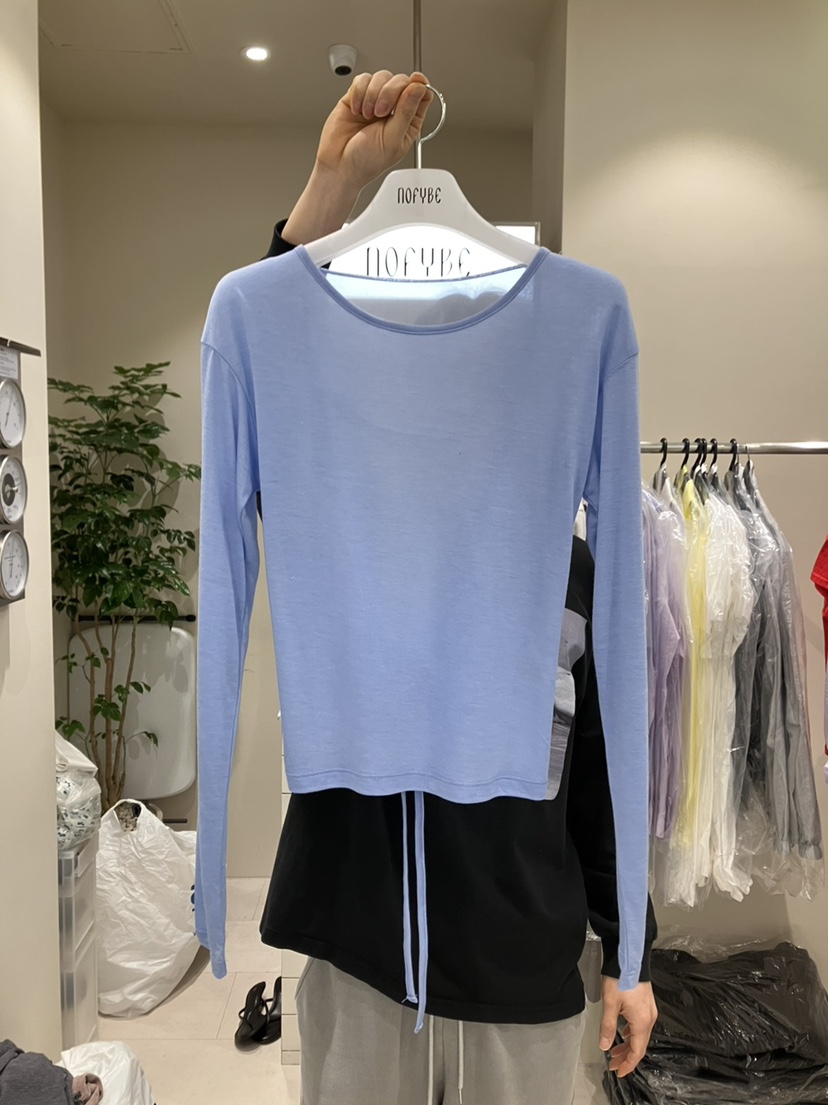NOFYBE韓國㊣直郵東大門代購女裝新款人氣熱賣長袖T恤歐根紗NOFYBE長袖T恤圖色3