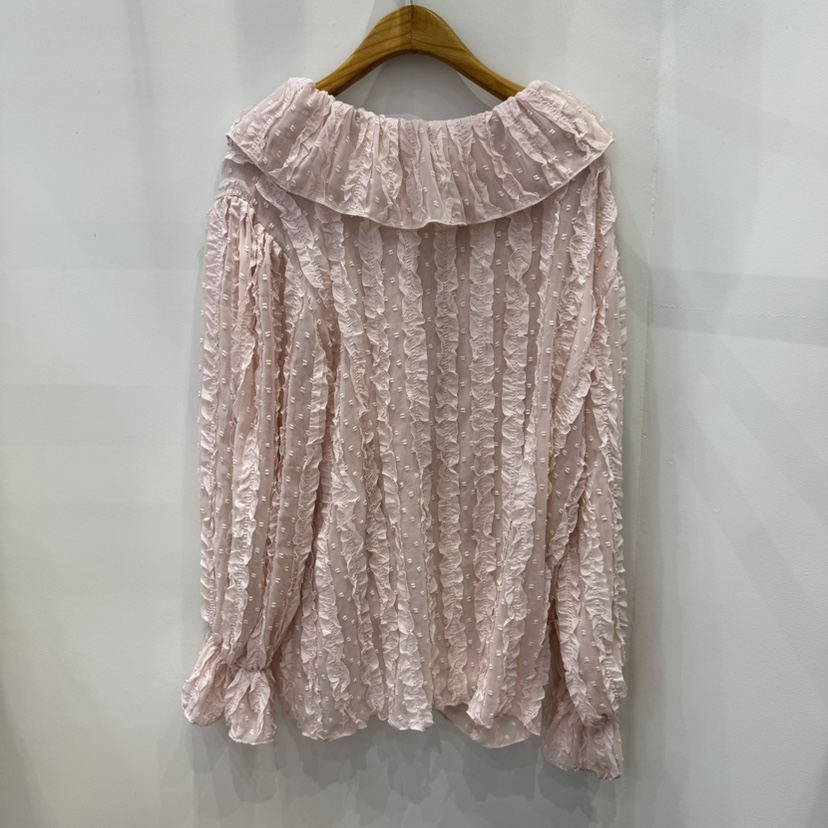 HAPPYBERRY韓國直郵㊣女裝新品休閑推薦25春夏時尚襯衫蕾絲衫HAPPYBERRY襯衫/蕾絲衫