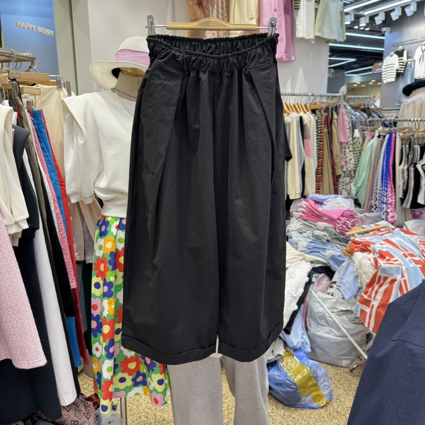 HAPPYBERRY韓國㊣直郵東大門代購女裝新款25春夏熱賣休閑褲HAPPYBERRY休閑褲圖色4