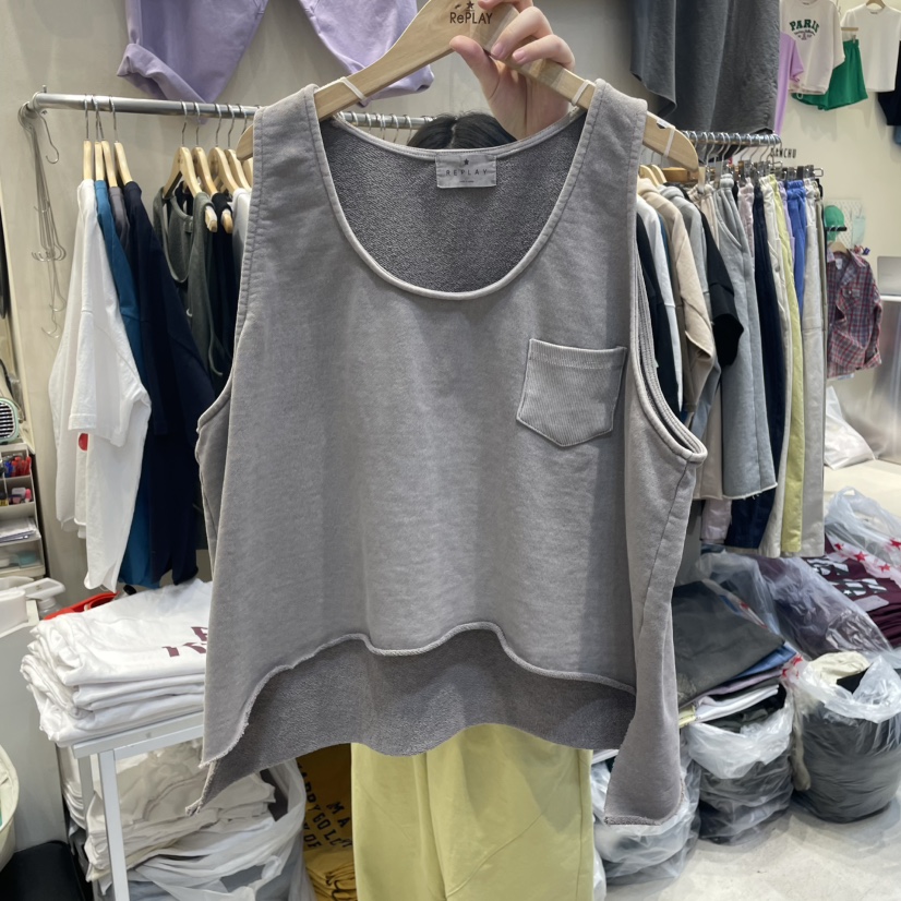 REPLAY直郵韓國代購㊣女裝新品25春夏人氣推薦休閑吊帶背心REPLAY吊帶/背心