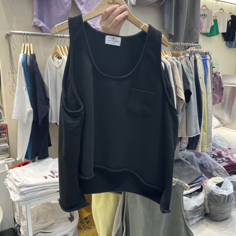 REPLAY直郵韓國代購㊣女裝新品25春夏人氣推薦休閑吊帶背心REPLAY吊帶/背心圖色3