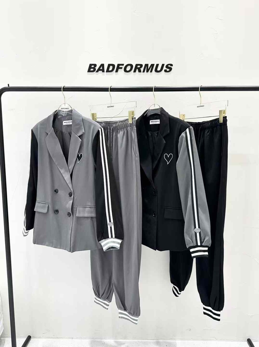 BADFORMUS韓國㊣直郵東大門代購女裝新款時尚熱賣推薦套裝套裝BADFORMUS套裝