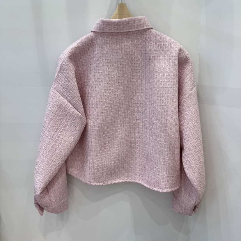 HAPPYBERRY韓國直郵㊣女裝新品推薦時尚人氣25春夏夾克粗花呢HAPPYBERRY夾克