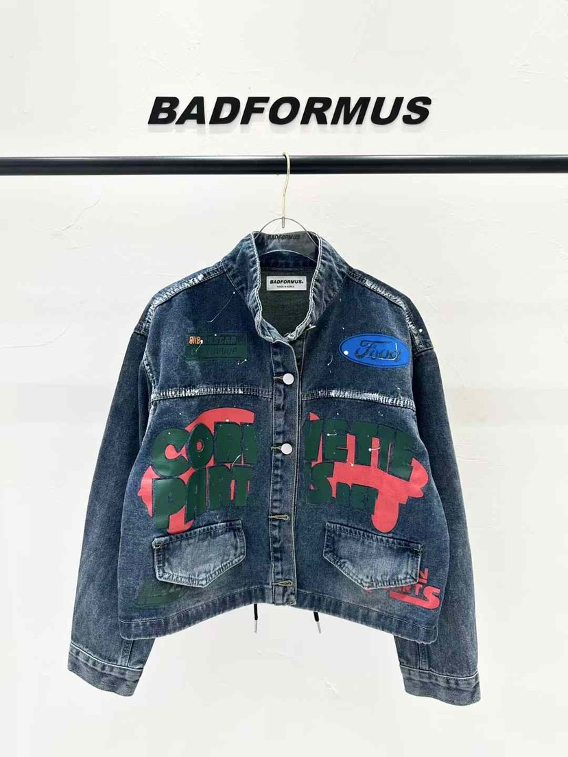 BADFORMUS韓國㊣直郵東大門代購女裝新品推薦時尚休閑職業夾克BADFORMUS夾克圖色1