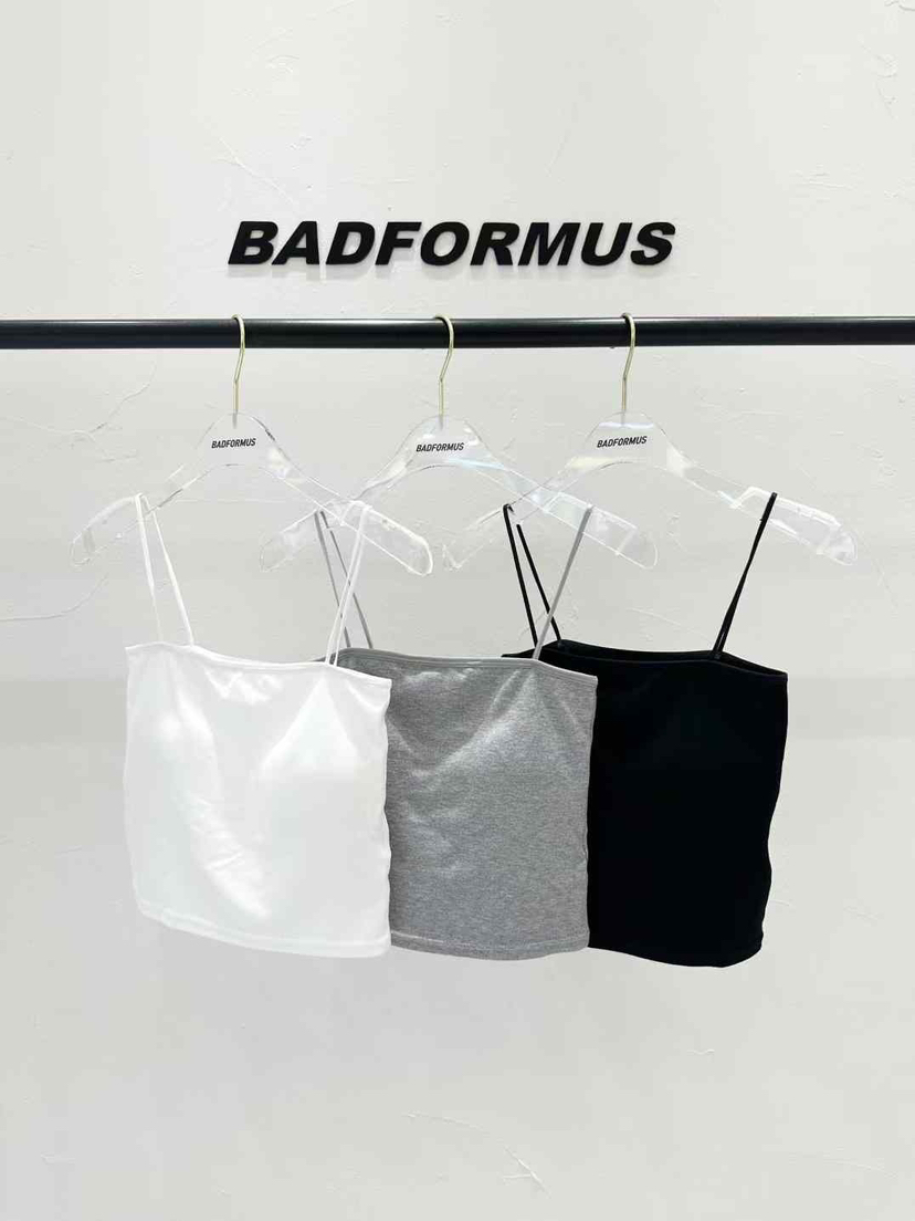 BADFORMUS韓國㊣直郵東大門代購女裝新品時尚休閑人氣吊帶背心BADFORMUS吊帶/背心