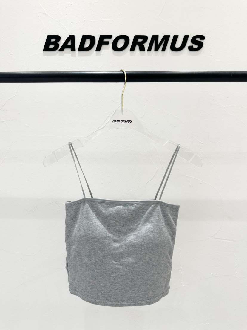 BADFORMUS韓國㊣直郵東大門代購女裝新品時尚休閑人氣吊帶背心BADFORMUS吊帶/背心圖色3