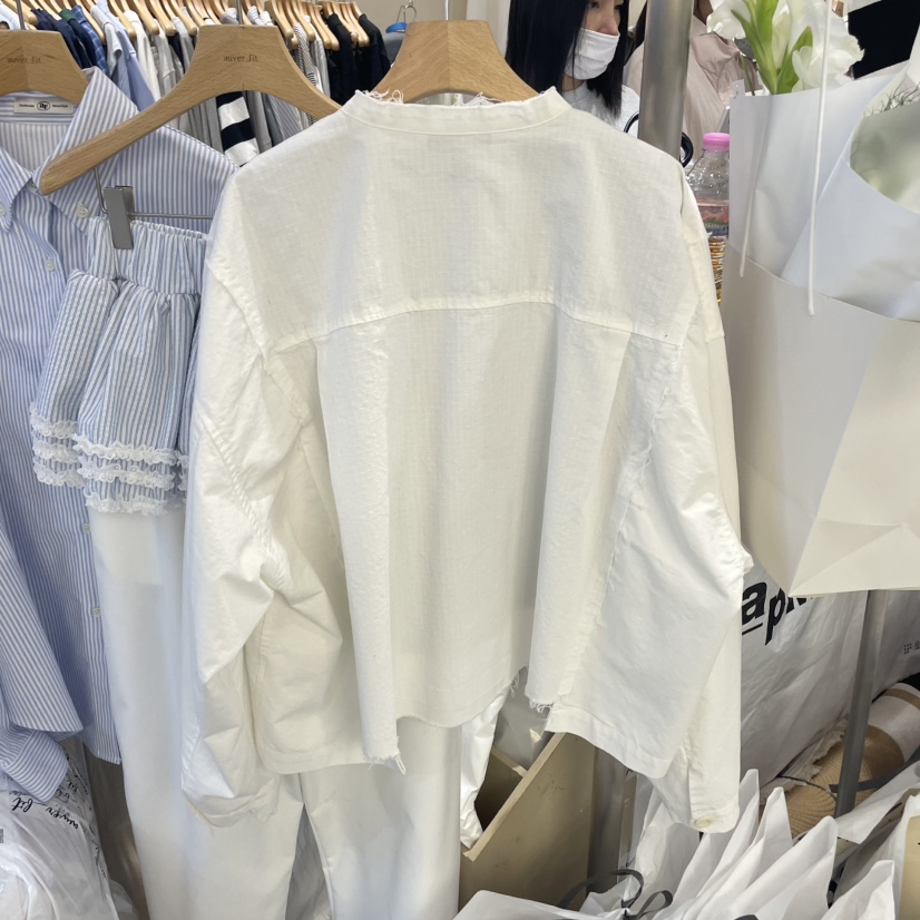 AUVERFIT直郵韓國代購㊣女裝新品熱賣休閑推薦25春夏夾克復古AUVERFIT夾克