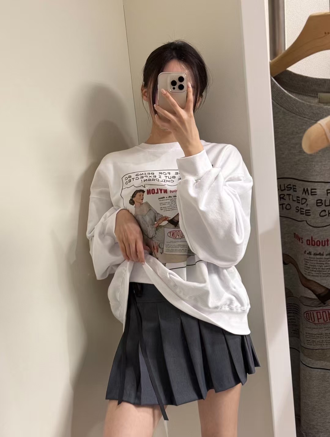 BOUND韓國直郵㊣東大門實拍女裝新款職業推薦25春夏休閑短裙BOUND短裙