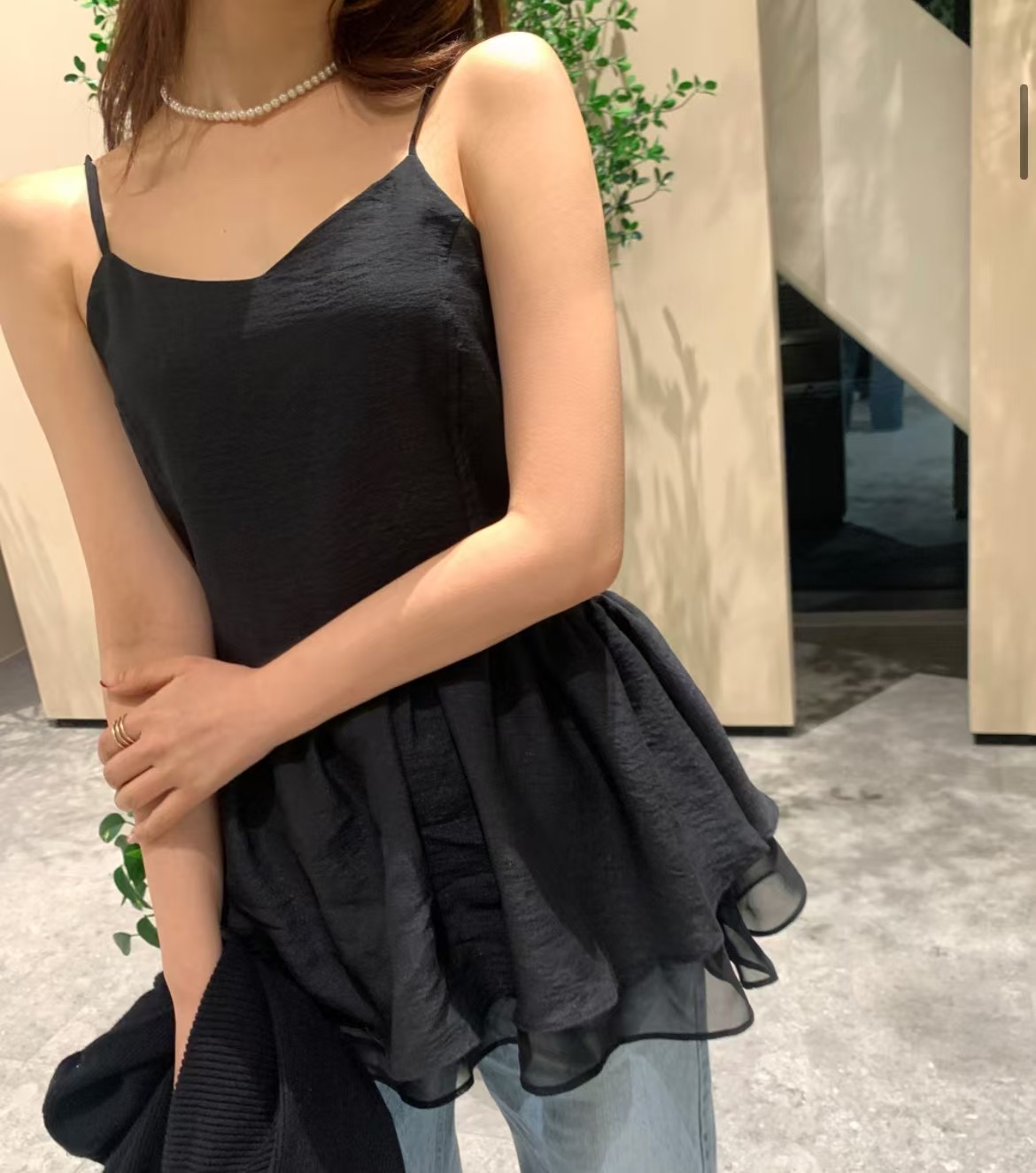 BOUND韓國直郵㊣東大門實拍女裝新品職業休閑人氣25春夏吊帶背心BOUND吊帶/背心