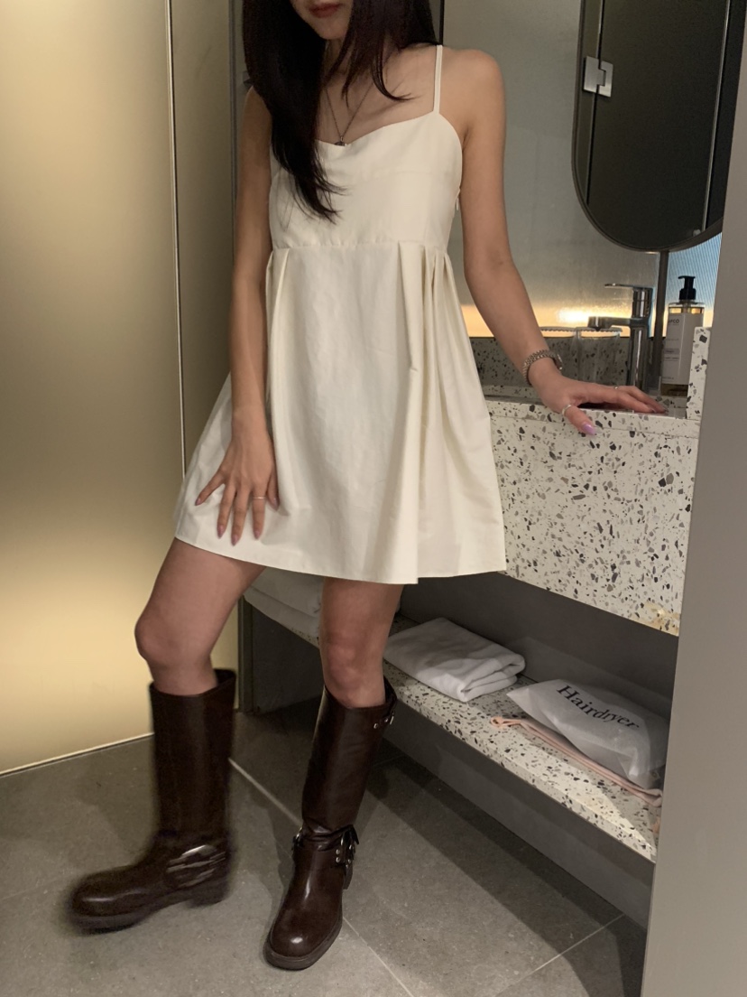 BADCALM韓國直郵㊣女裝新品熱賣時尚休閑25春夏推薦職業連衣裙BADCALM連衣裙