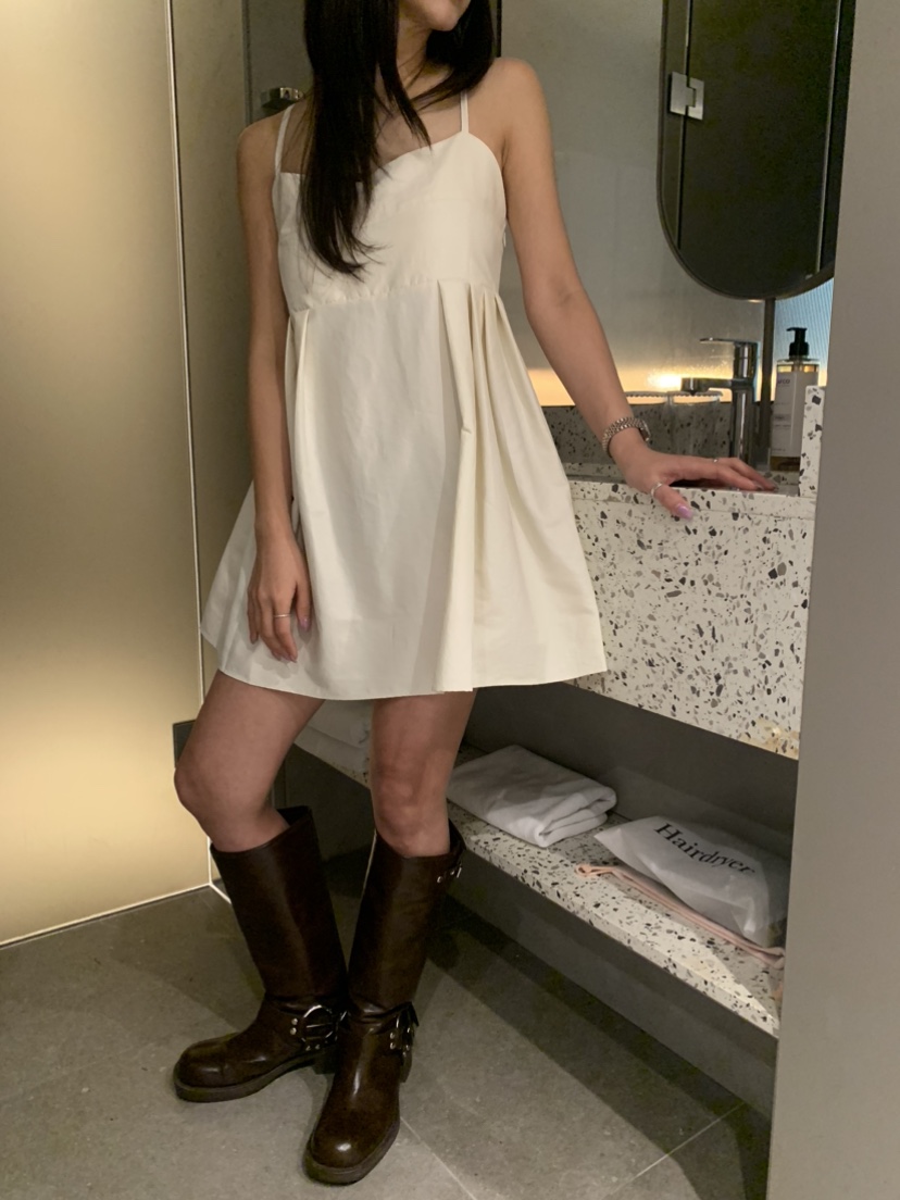BADCALM韓國直郵㊣女裝新品熱賣時尚休閑25春夏推薦職業連衣裙BADCALM連衣裙