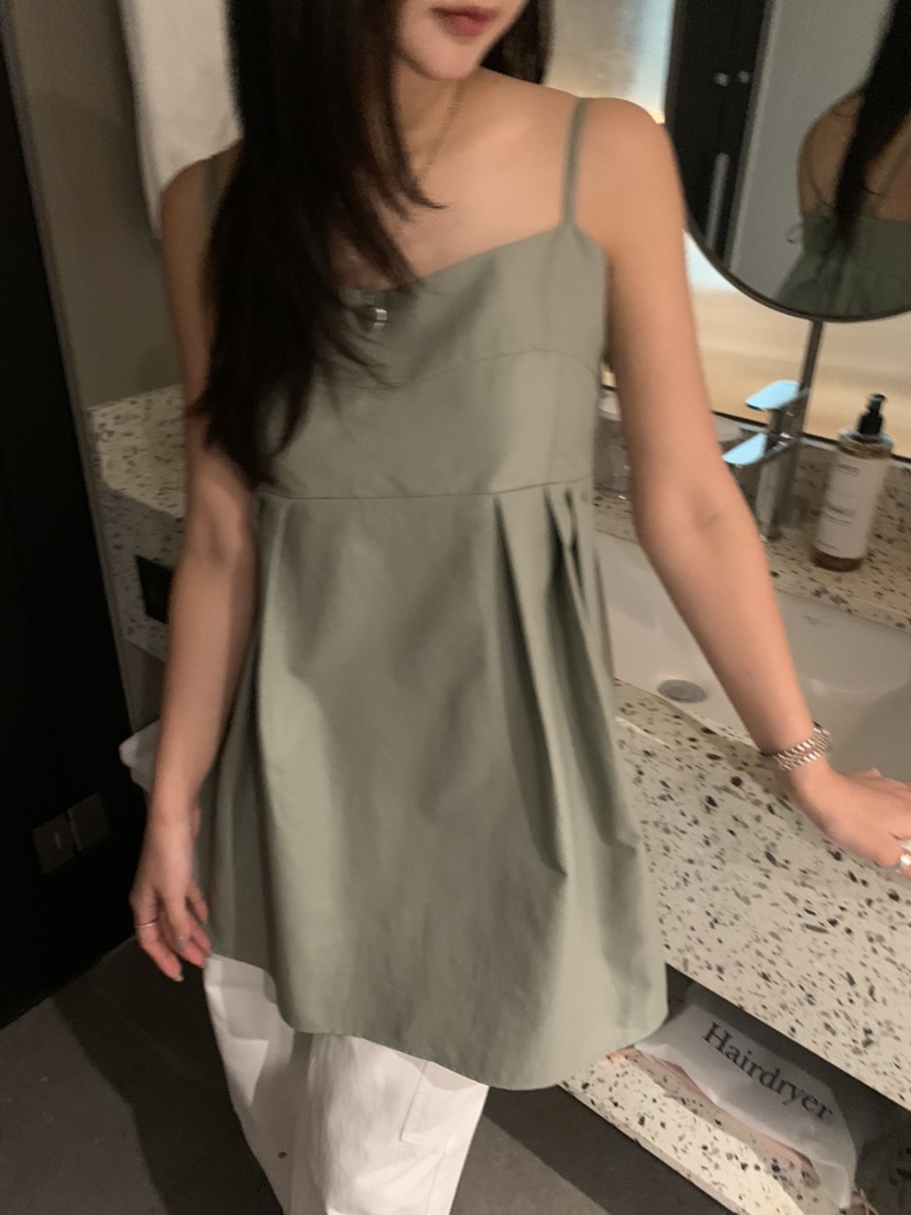 BADCALM韓國直郵㊣女裝新品熱賣時尚休閑25春夏推薦職業連衣裙BADCALM連衣裙圖色2