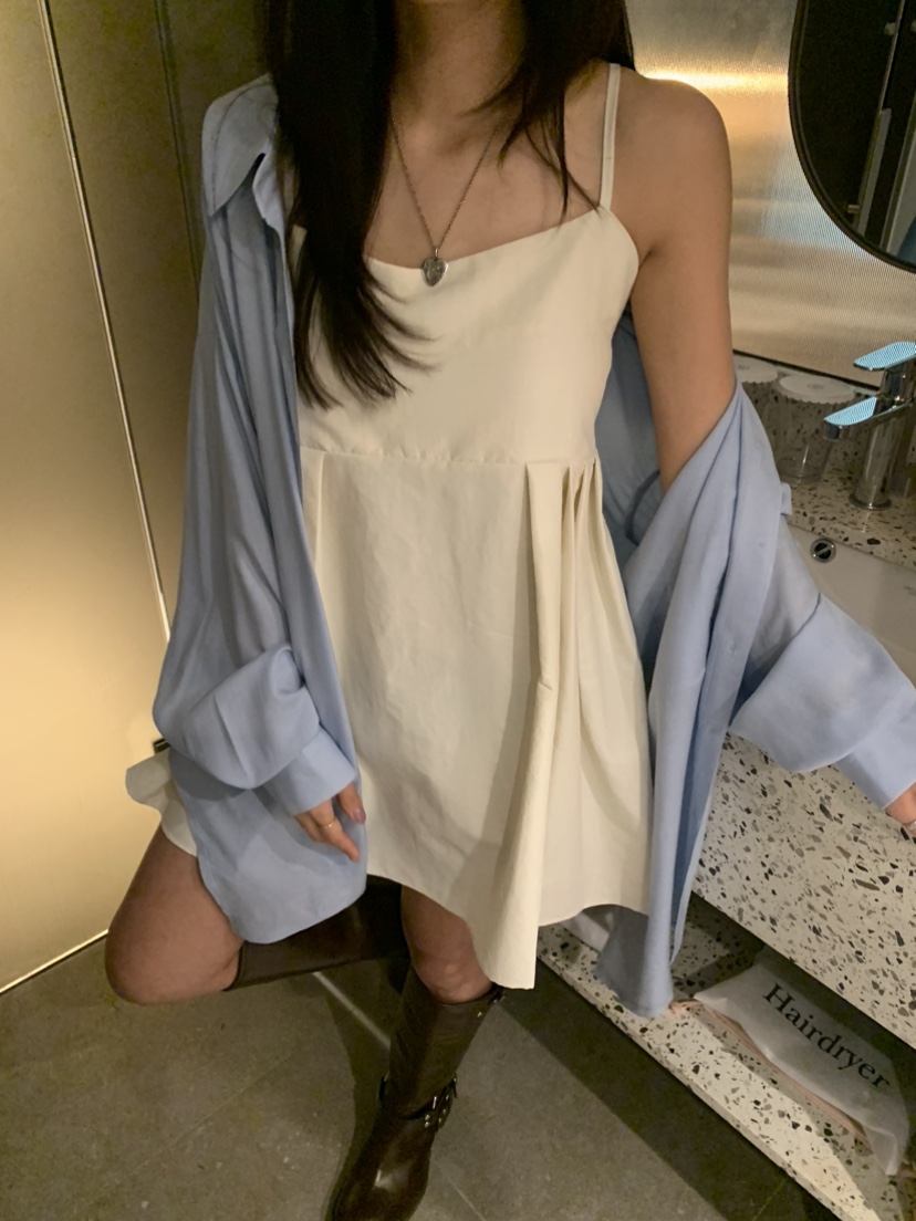 BADCALM韓國直郵㊣東大門實拍女裝新款25春夏襯衫蕾絲衫亞麻寬松BADCALM襯衫/蕾絲衫