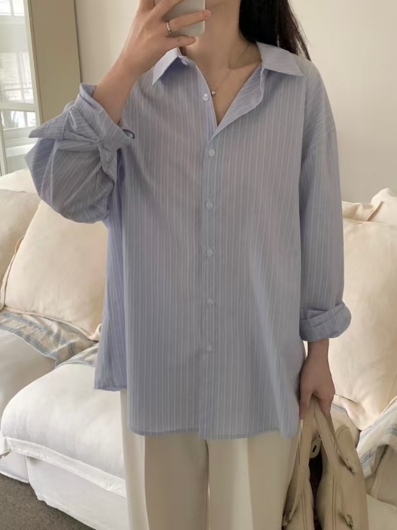 MINIT韓國直郵㊣東大門實拍女裝新品職業熱賣人氣襯衫蕾絲衫MINIT襯衫/蕾絲衫