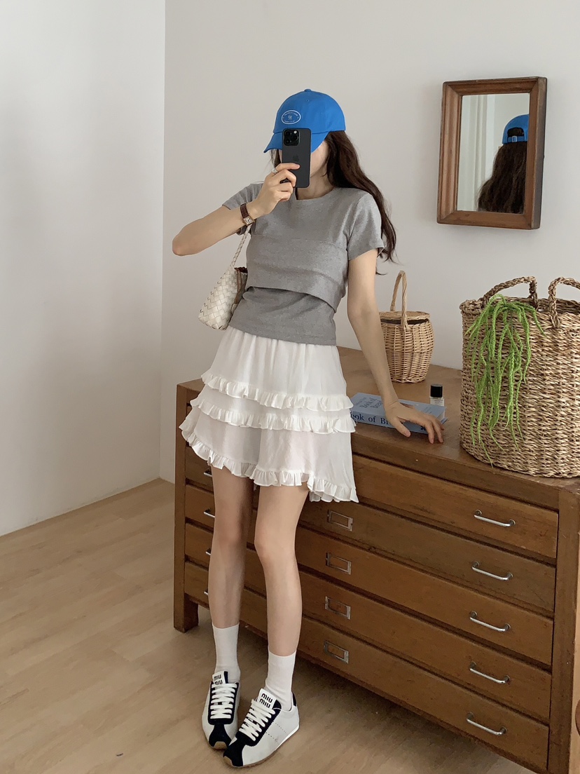 FORMSTUDIO韓國㊣直郵東大門代購女裝新品休閑熱賣人氣短裙FORMSTUDIO短裙