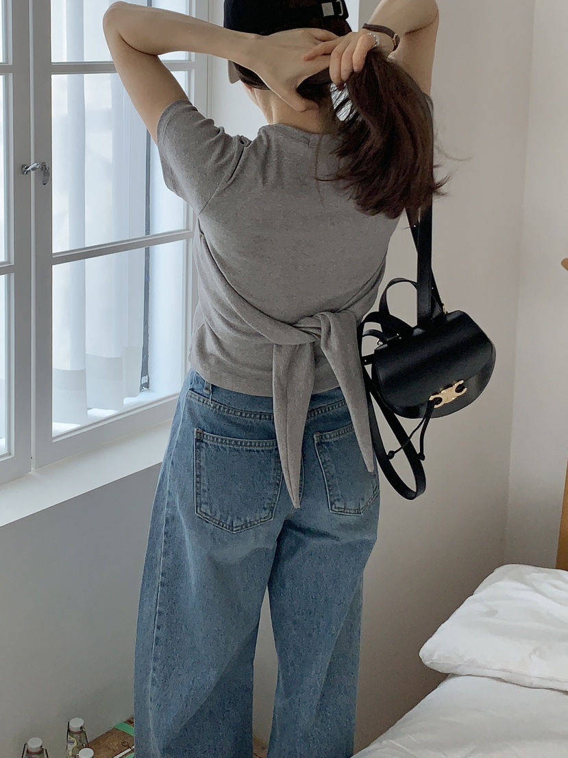 FORMSTUDIO韓國㊣直郵東大門代購女裝新款推薦時尚25春夏T恤緊身FORMSTUDIOT恤