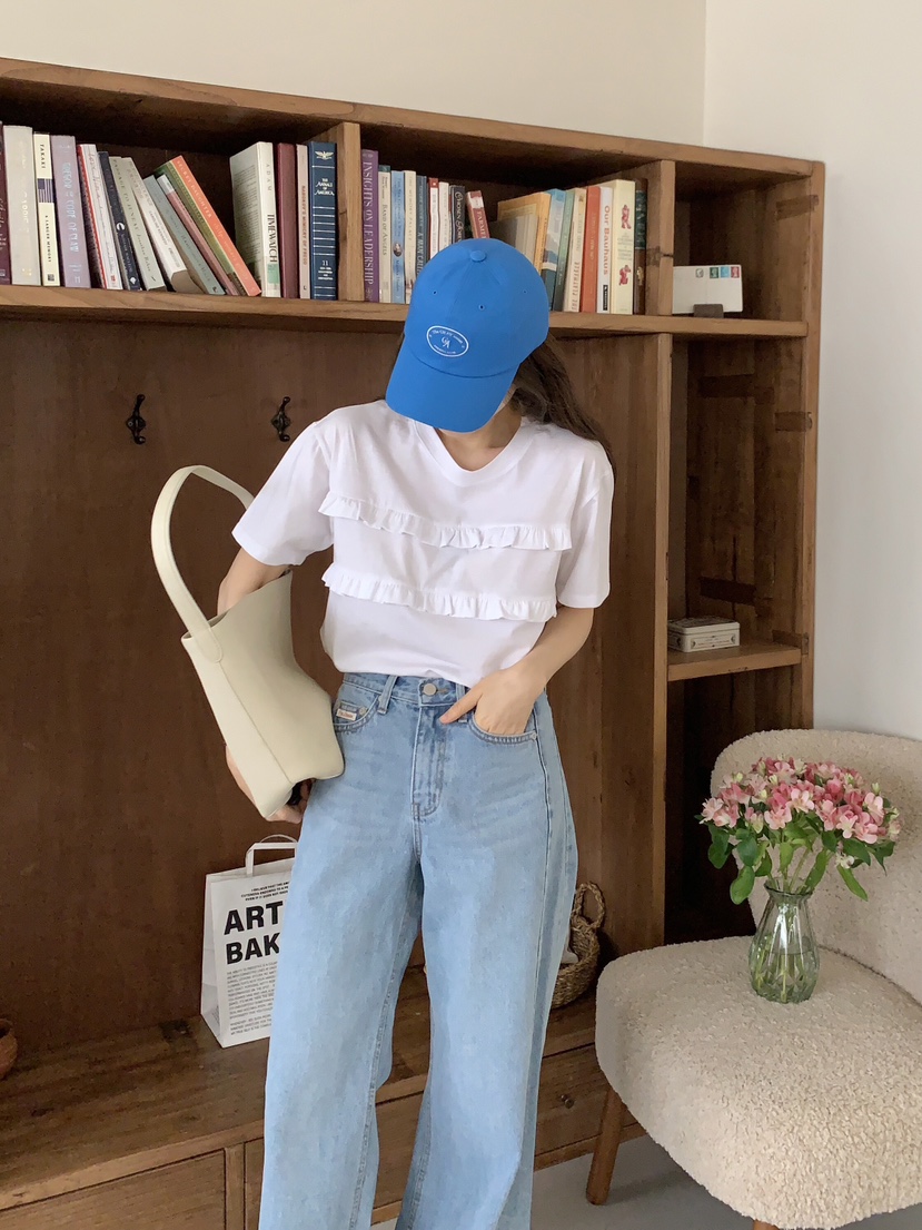 FORMSTUDIO韓國直郵㊣女裝新款推薦25春夏熱賣時尚職業休閑T恤FORMSTUDIOT恤