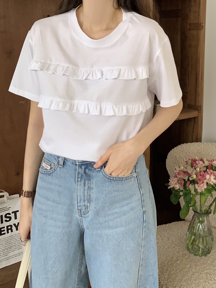 FORMSTUDIO韓國直郵㊣女裝新款推薦25春夏熱賣時尚職業休閑T恤FORMSTUDIOT恤