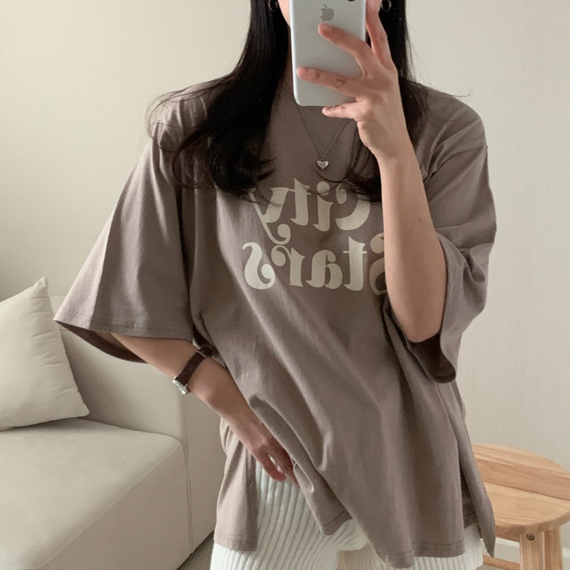 HELLO JINI直郵韓國代購㊣女裝新款職業推薦人氣休閑熱賣T恤HELLO JINIT恤
