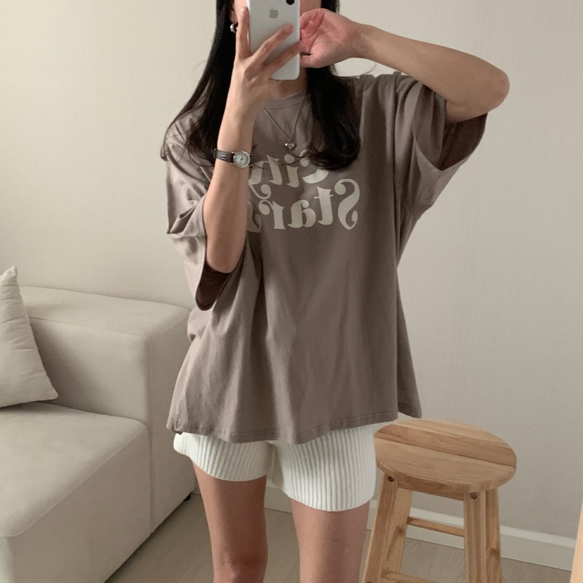 HELLO JINI直郵韓國代購㊣女裝新款職業推薦人氣休閑熱賣T恤HELLO JINIT恤