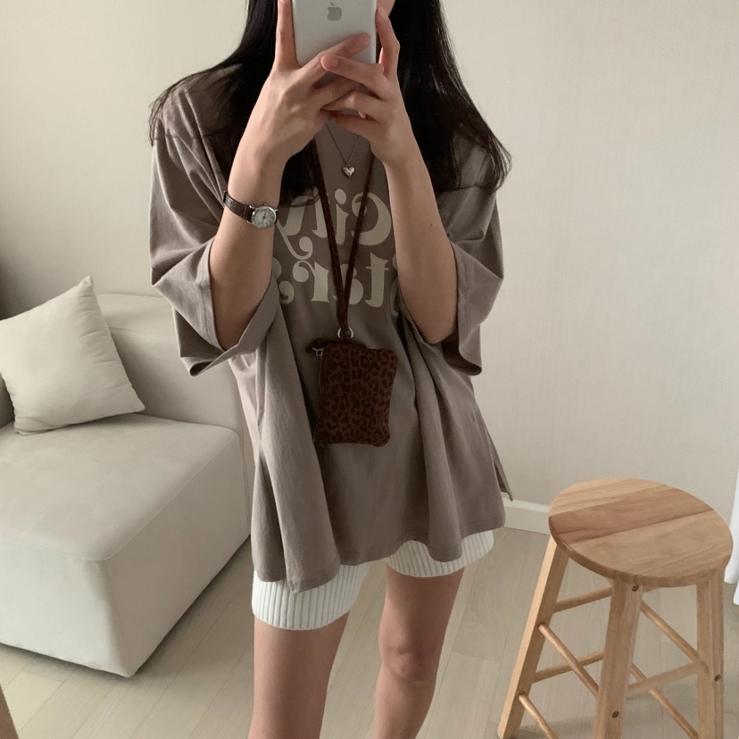 HELLO JINI直郵韓國代購㊣女裝新款職業推薦人氣休閑熱賣T恤HELLO JINIT恤